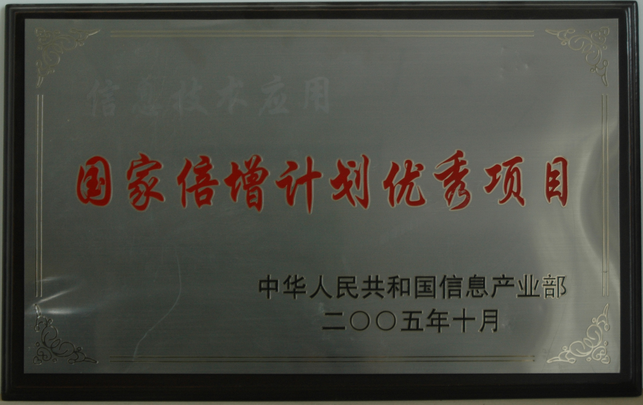 國家倍增計劃優(yōu)秀項(xiàng)目