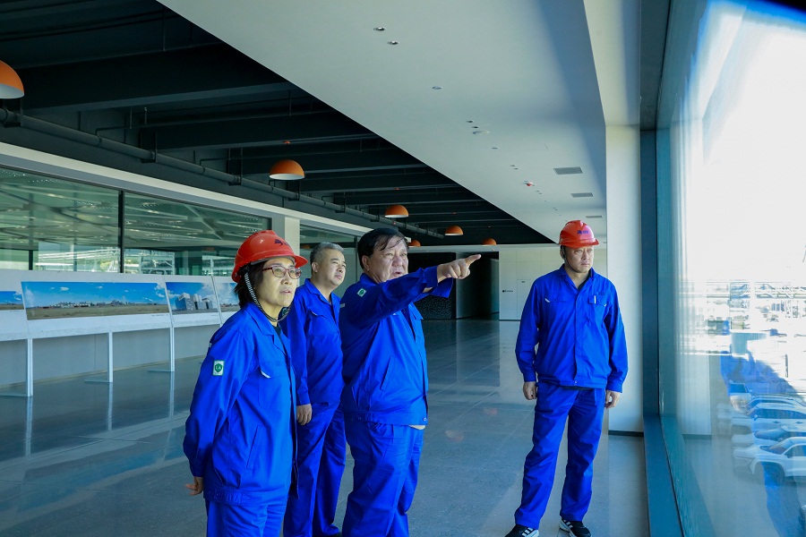 博源阿堿項目第一條生產(chǎn)線投料試車成功